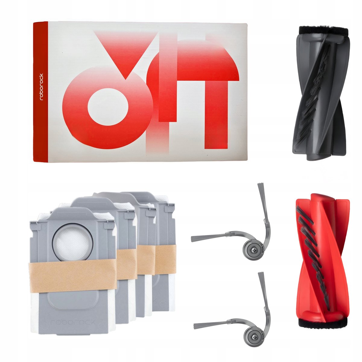 Oryginalne akcesoria szczotki worki do odkurzacza Roborock Qrevo Curv Edge