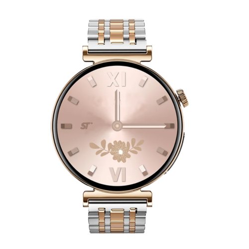 Smartwatch ST JA02 złoto-srebrny