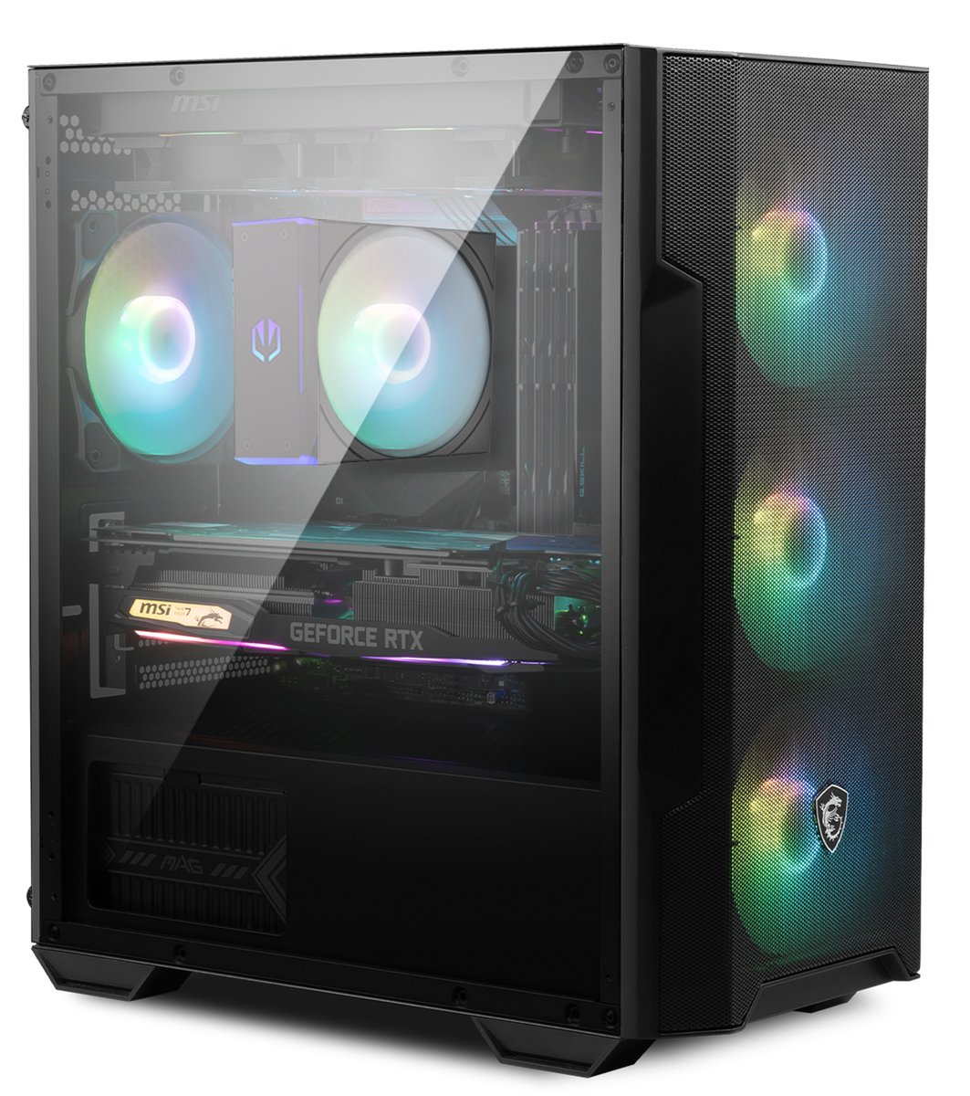 Komputer Powered by MSI Advanced Ryzen 7 5700X RTX 5060 32GB SSD 1TB WIFI6 BT5 W11 DLSS 4