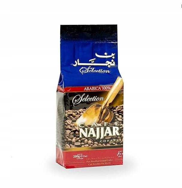 KAWA CLASSIC CZARNA MIELONA ARABSKA 200 G NATURALNA BEZ ARAOMATÓW NAJJAR