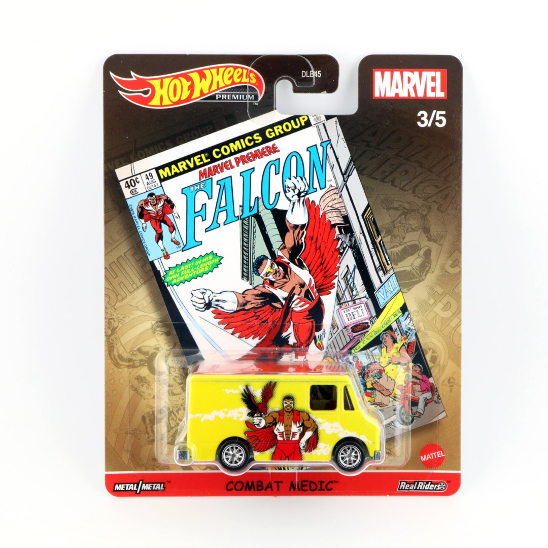 HOT WHEELS Premium Marvel Combat Medic The Falcon GRL27