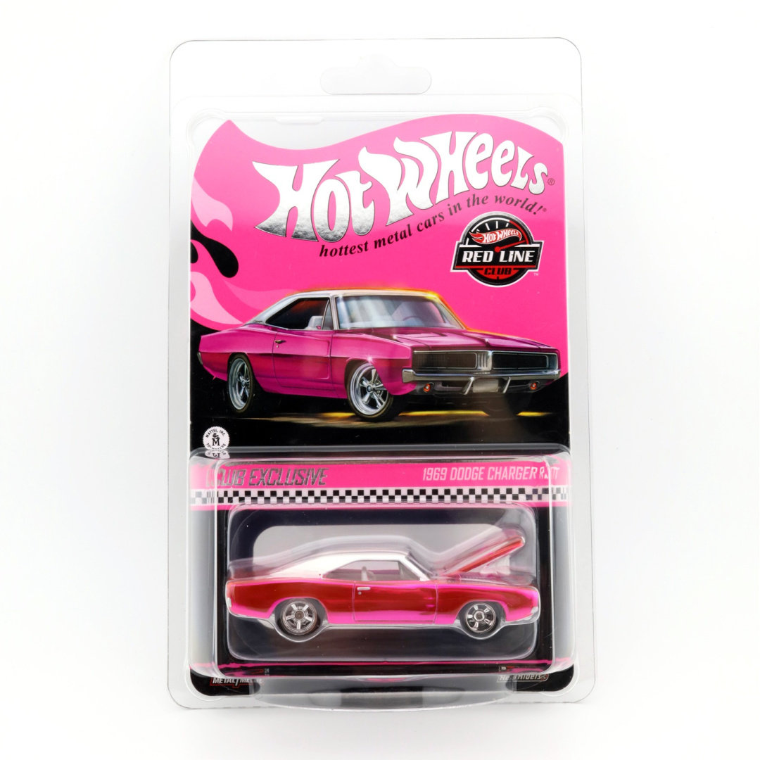 HOT WHEELS RLC Red Line Club 1969 Dodge Charger R/T + PROTEKTOR