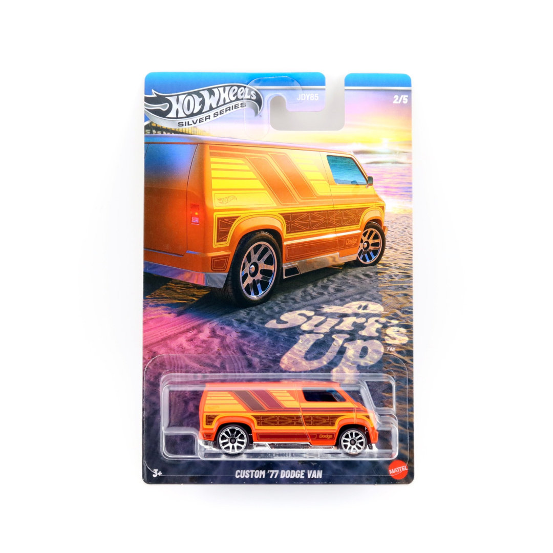 HOT WHEELS Silver Series Custom '77 Dodge Van Surf's Up