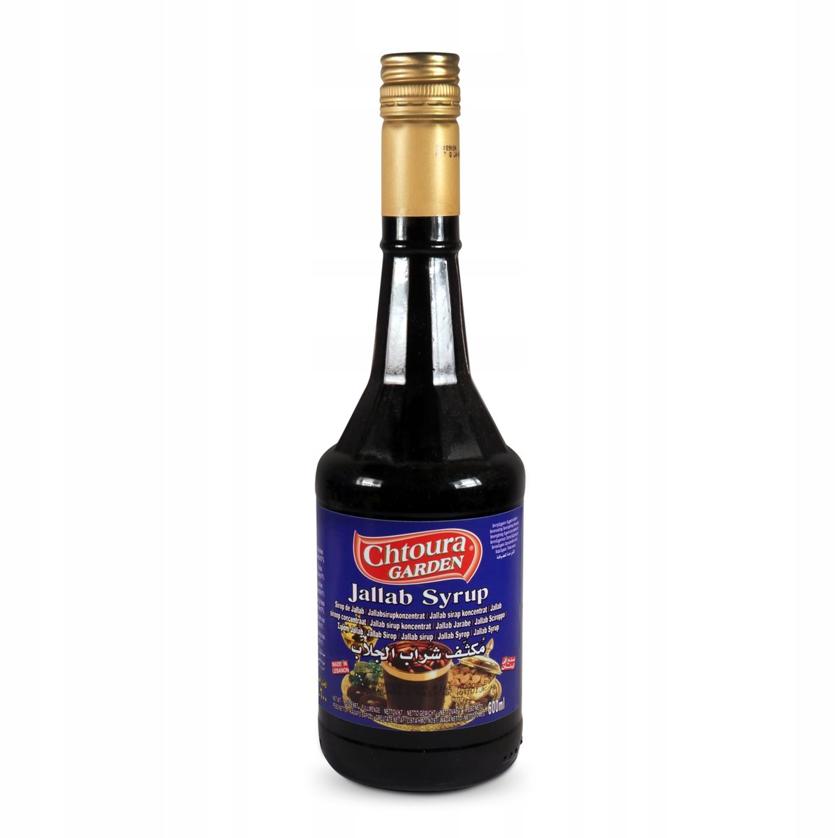 GĘSTY SYROP JALLAB LIBAŃSKI MELASA 600 ml Chtoura