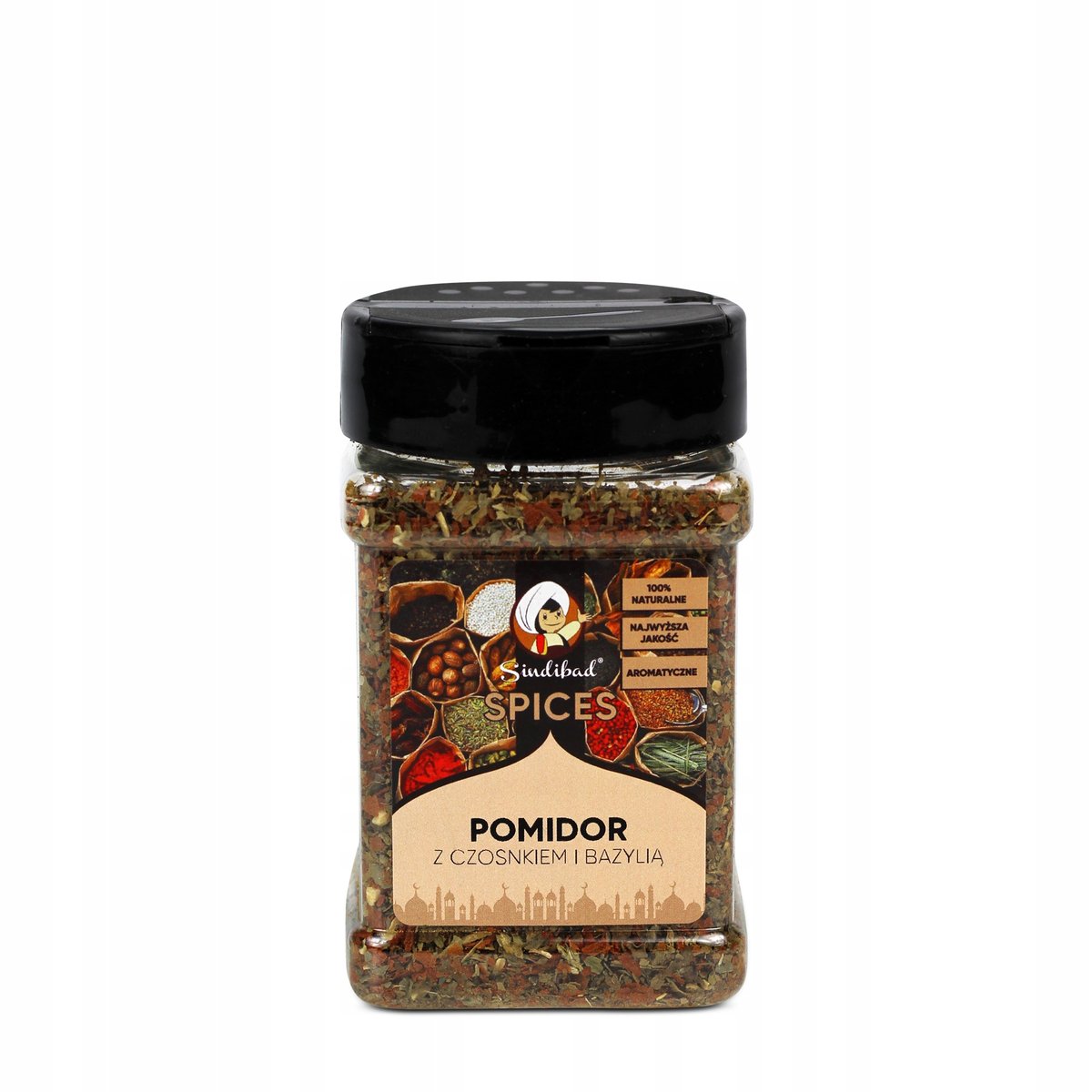 PRZYPRAWA POMIDORY CZOSNEK BAZYLIA 80g Sindibad