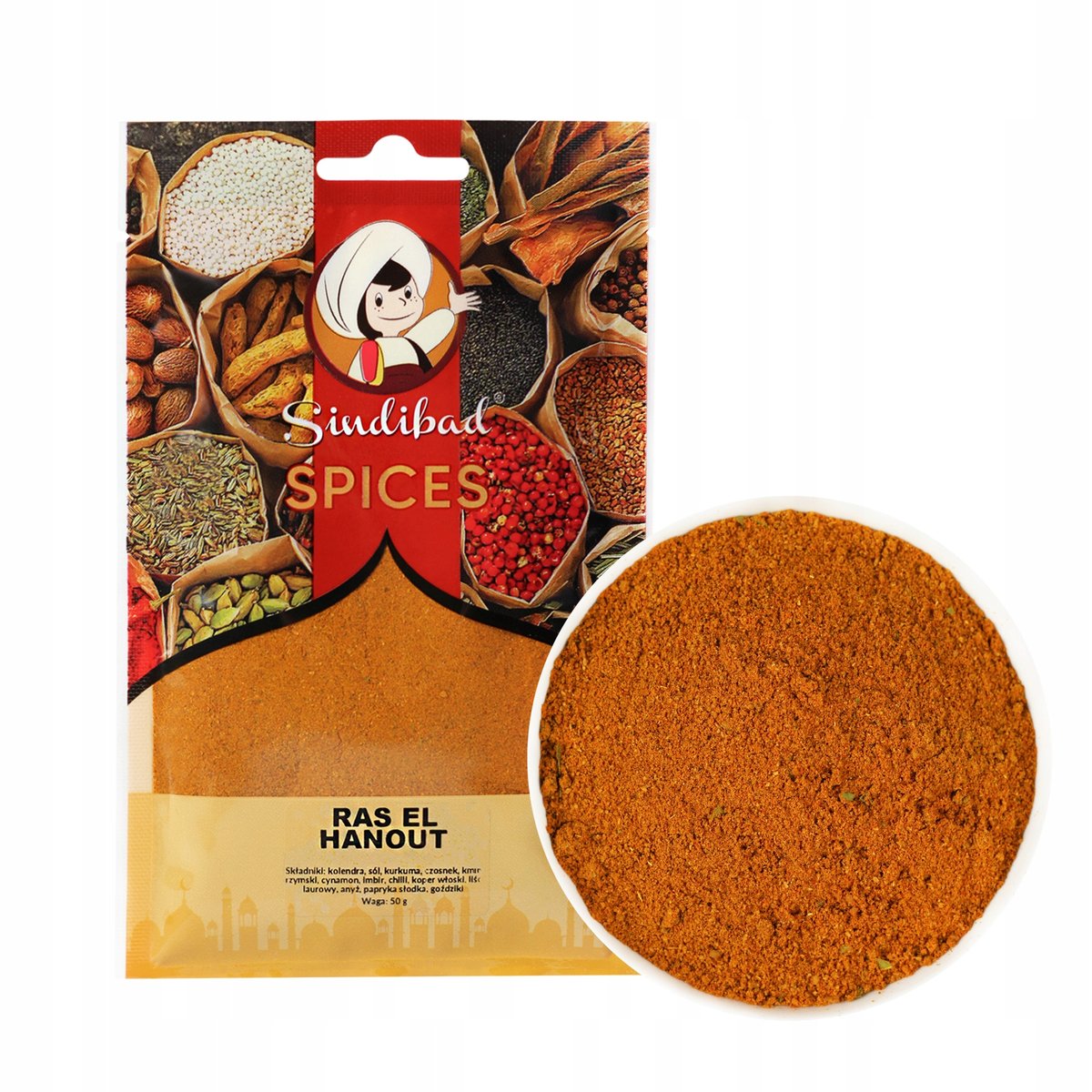 PRZYPRAWA RAS EL HANOUT 50g Sindibad DO TAGINE