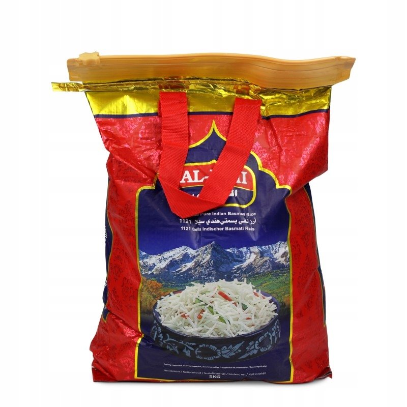 RYŻ BASMATI CREAMY SELLA 5 kg AL-RAII