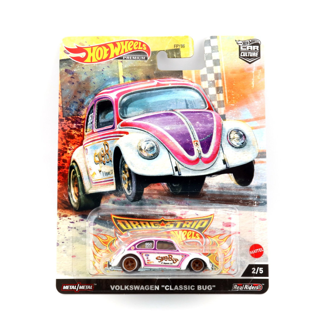 HOT WHEELS Premium Car Culture Volkswagen VW Classic Bug Drag Strip