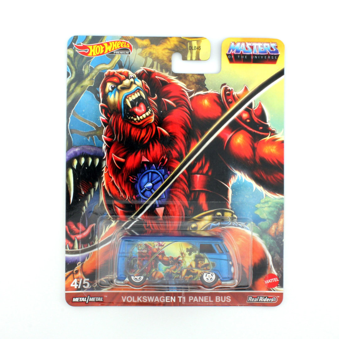 HOT WHEELS Premium Volkswagen VW Transporter T1 Panel Bus Masters Of The Universe