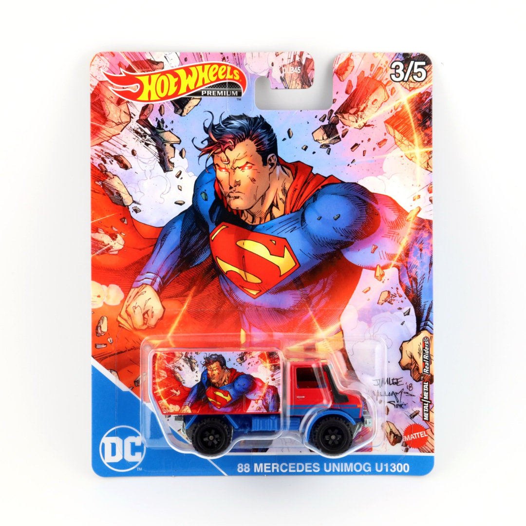 HOT WHEELS Premium DC Comics 88 Mercedes Unimog U1300 GJR24 Superman