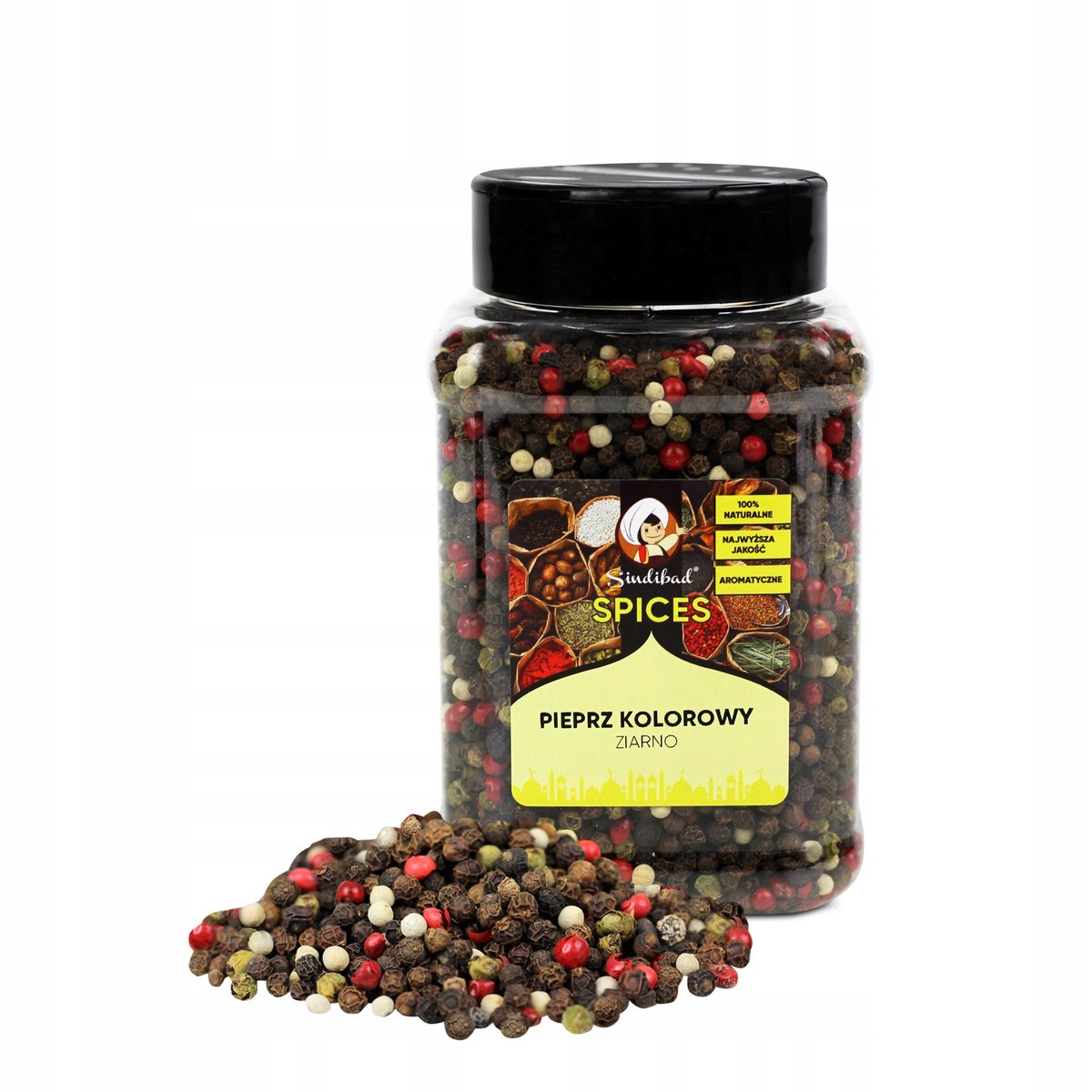 PIEPRZ KOLOROWY ZIARNA 250g Sindibad AROMATYCZNY