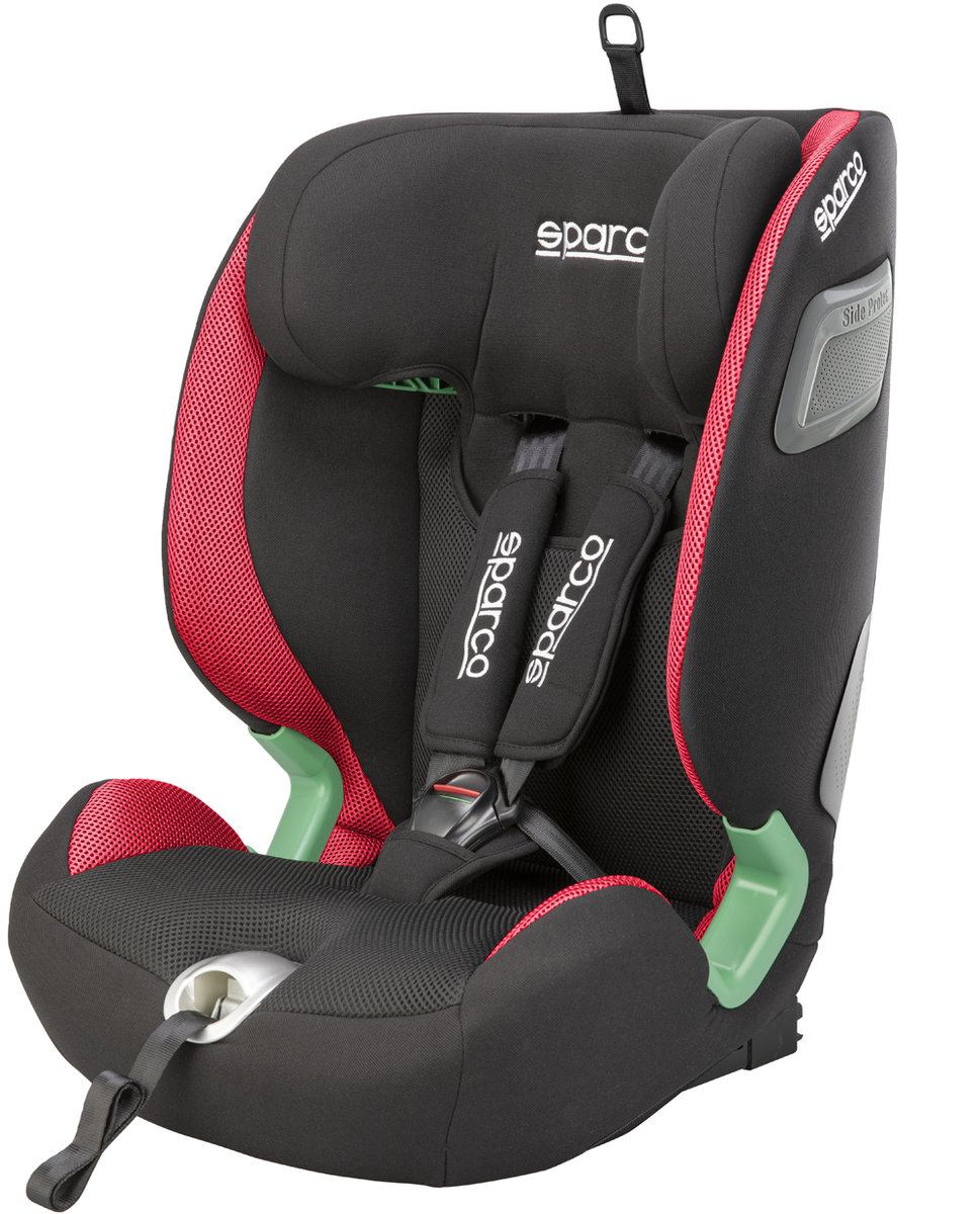 FOTELIK SAMOCHODOWY ISOFIX SPARCO SK5000I RED 76-150 CM / 9-36 KG