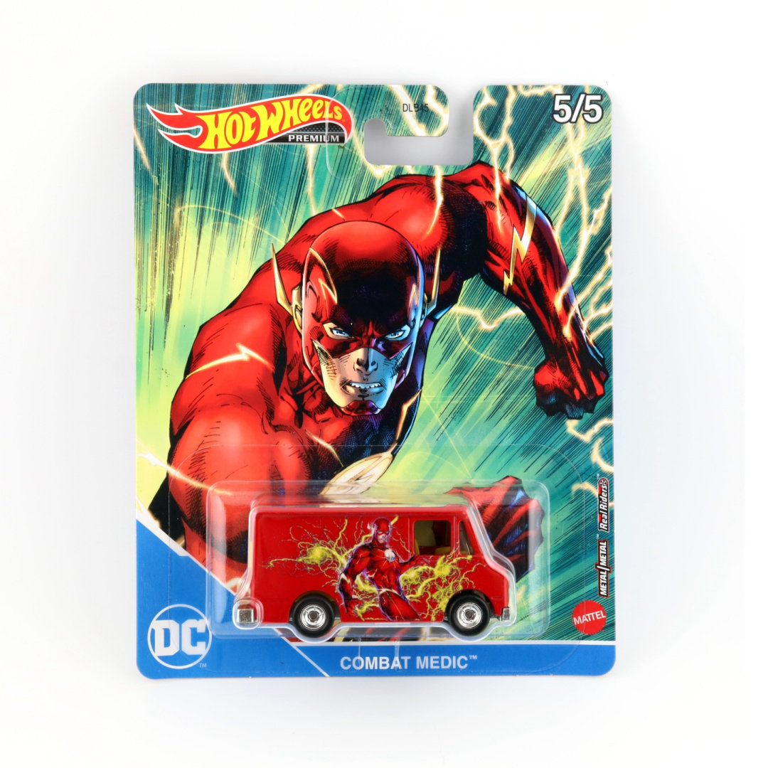 HOT WHEELS Premium DC Comics Combat Medic GJR31 Flash