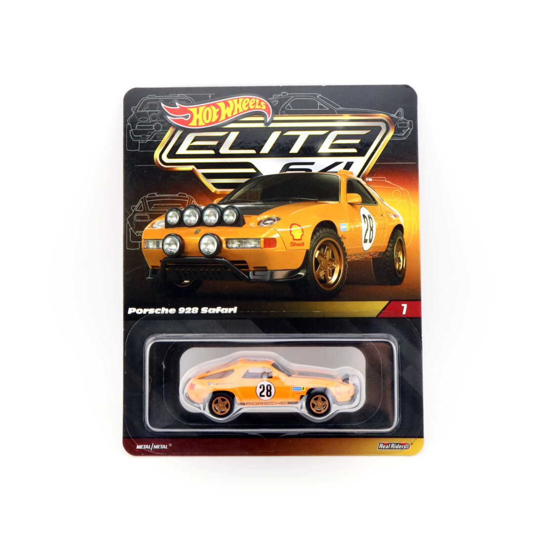 HOT WHEELS Elite 64 #7 Porsche 928 Safari + PROTEKTOR