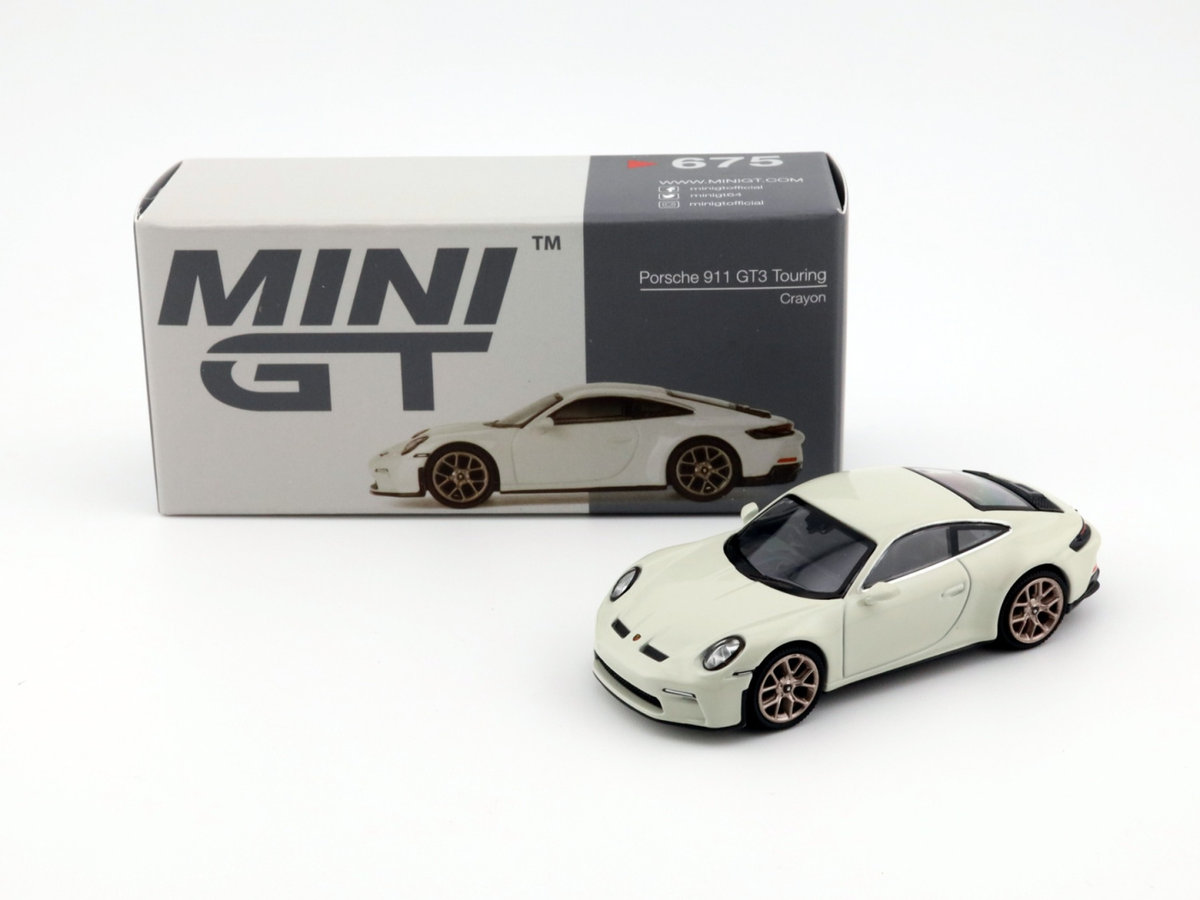 MINI GT Porsche 911 GT3 Touring Crayon RHD MGT00675-R