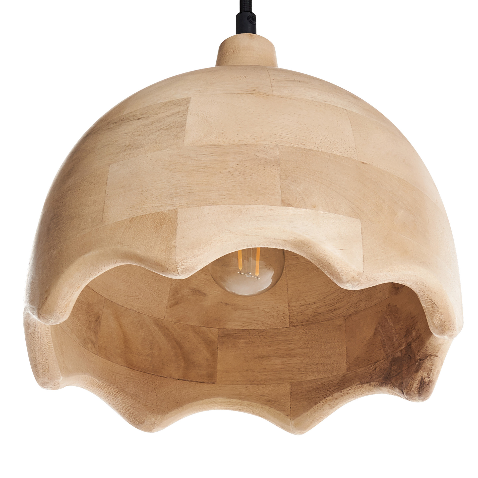 Lampa wisząca GOMATI Drewno Jasnobrązowy