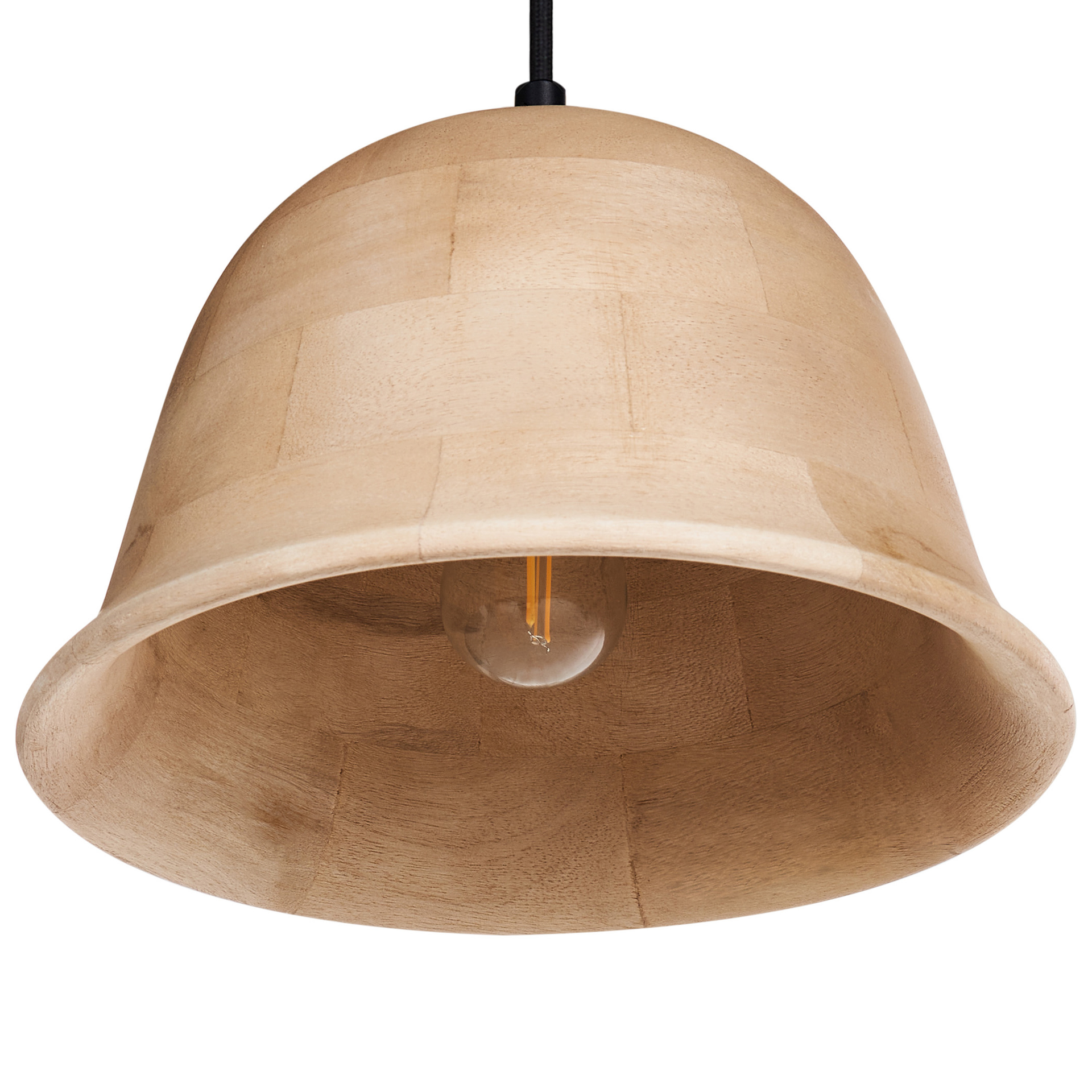 Lampa wisząca GOIKA Drewno Jasnobrązowy