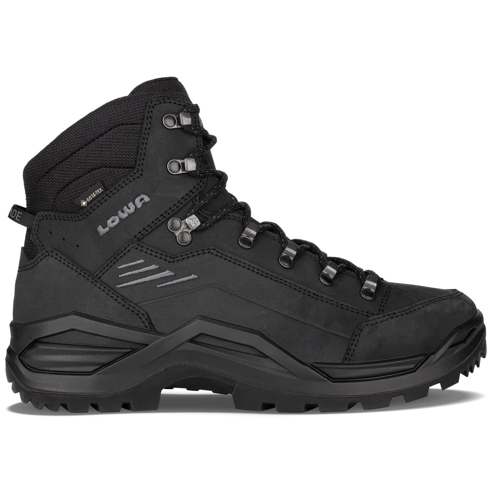 Męskie buty turystyczne Lowa Renegade Evo Gtx Mid Wide Rozmiar butów (UE): 47 / Kolor: czarny