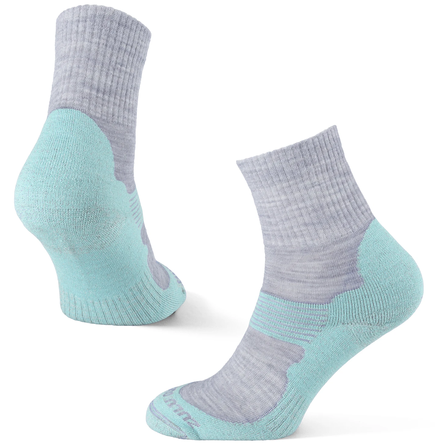 Skarpetki Zulu Merino Allseason Rozmiar skarpet: 39-42 / Kolor: turkus/szary
