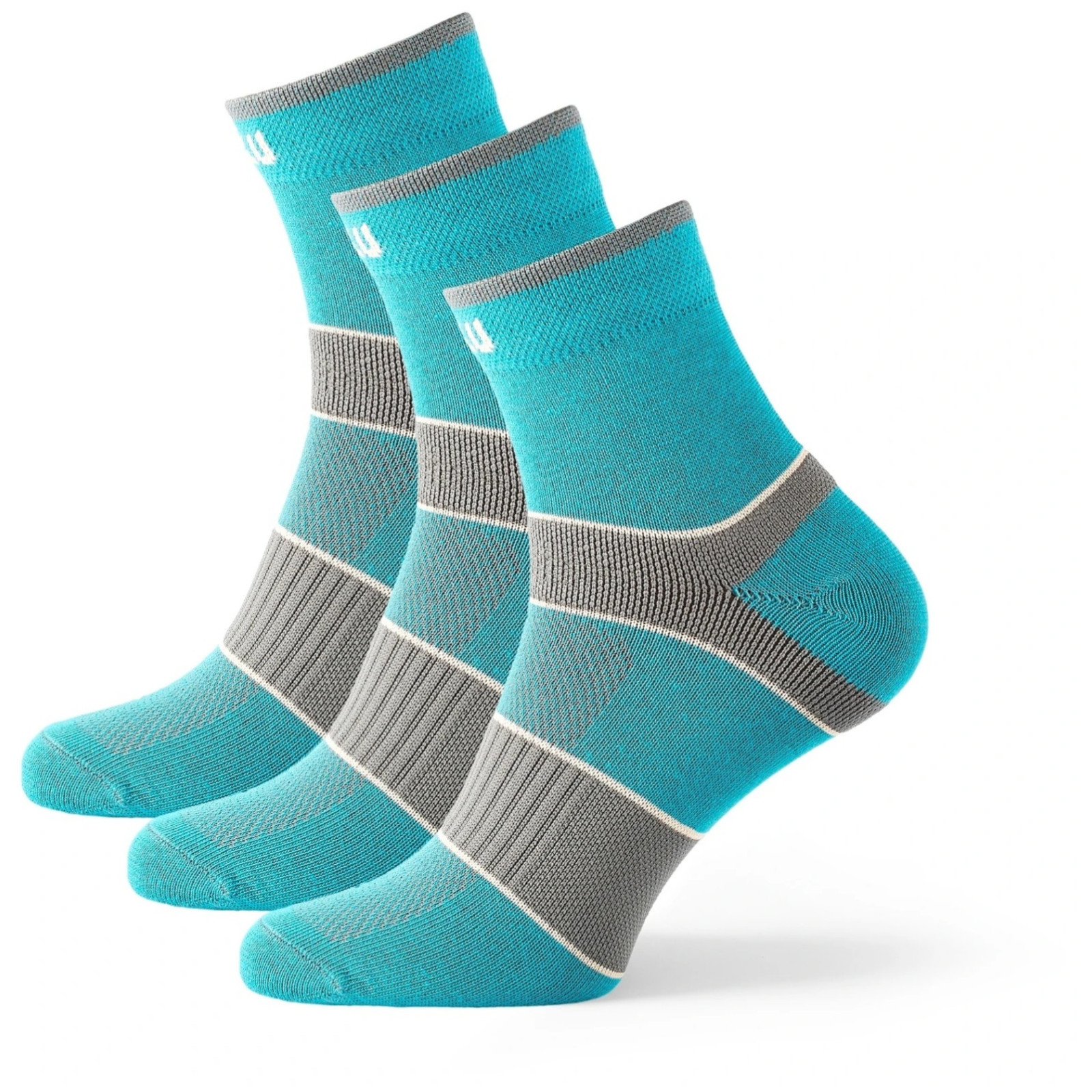 Skarpetki Zulu Sport 3-pack Rozmiar skarpet: 35-38 / Kolor: niebieski/szary