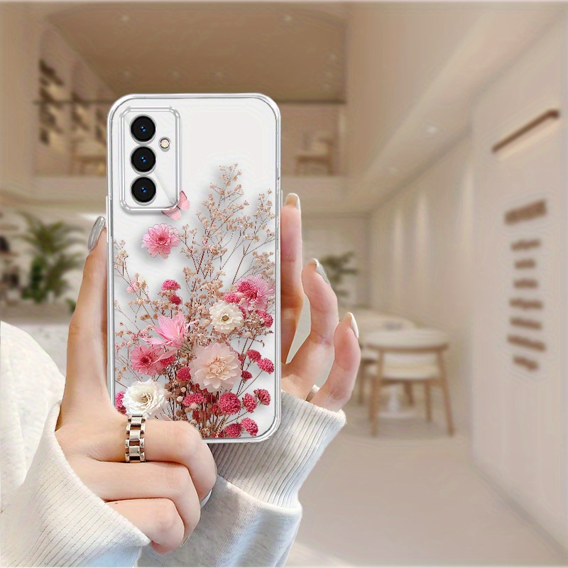 TEMU Etui na telefon - Przezroczyste etui na telefon pasujące do Samsung Galaxy