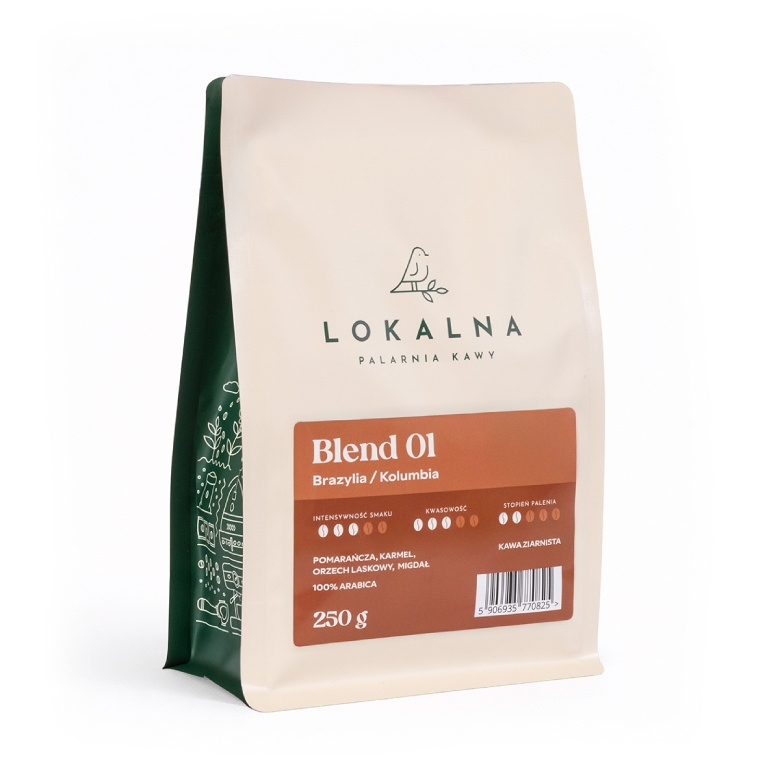 Kawa ziarnista Lokalna Palarnia Kawy Blend 01 250g