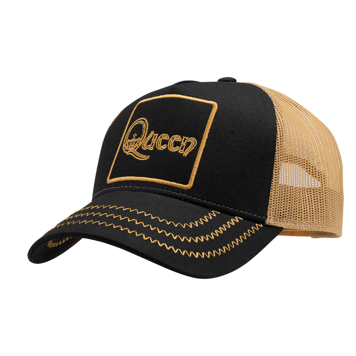 czapka trucker QUEEN - LOGO