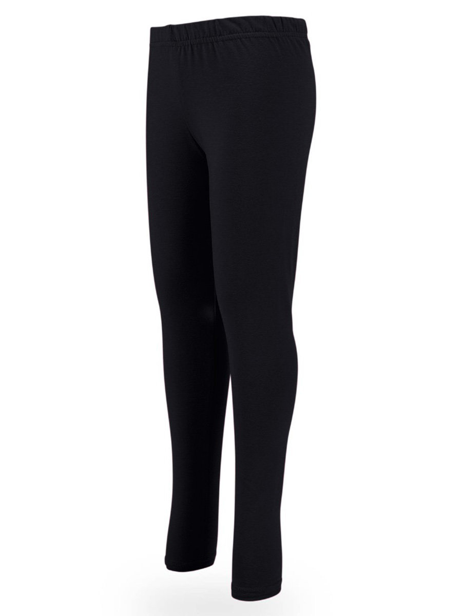 Dziewczęce legginsy gładkie czarne Tup Tup r.98