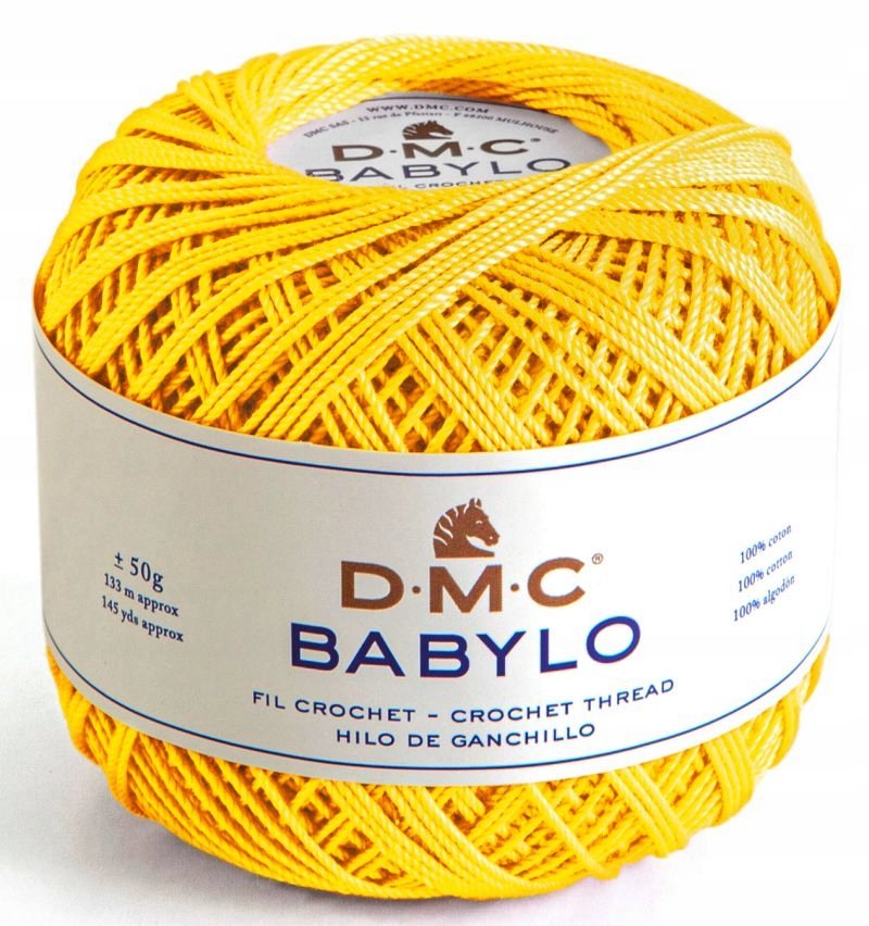 DMC BABYLO 5 kol. 973 słoneczny 50gr /133 m.