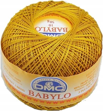 DMC babylo 10 kol. 783 stare złoto 50 gr. / 267 m