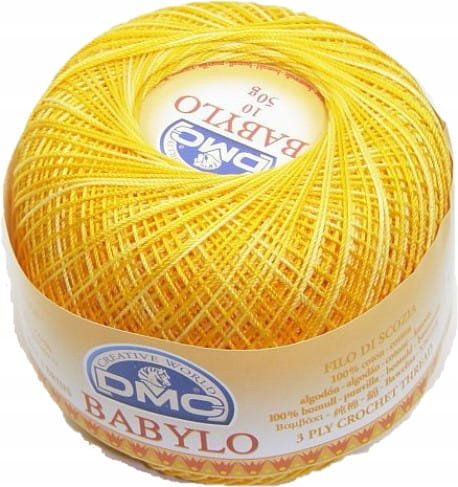 DMC babylo 10 kol. 90 pomarańczowy-tęczowy 50 gr.