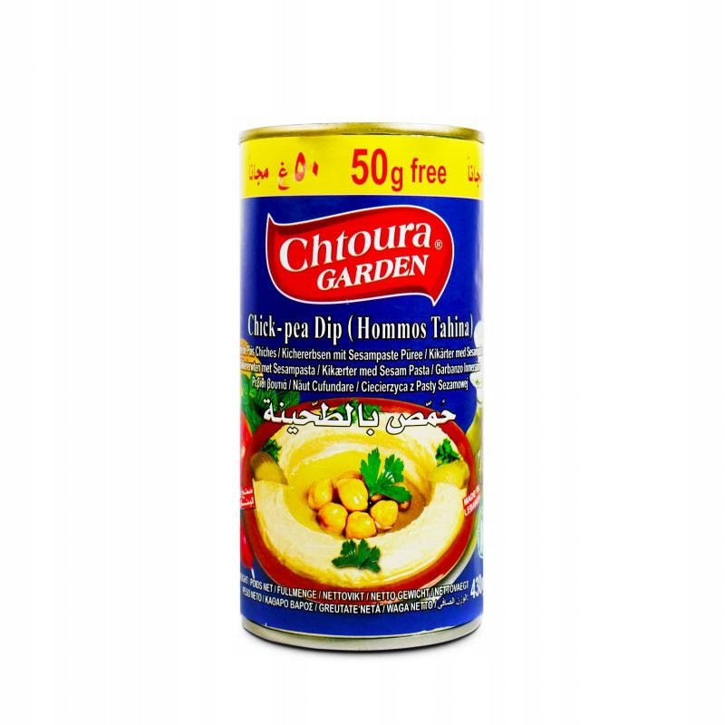 HUMMUS PASTA Z CIECIERZYCY I TAHINI 430g Chtoura
