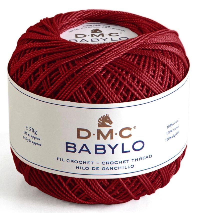 DMC BABYLO 5 kol. 815 bordowy 50gr /133 m.