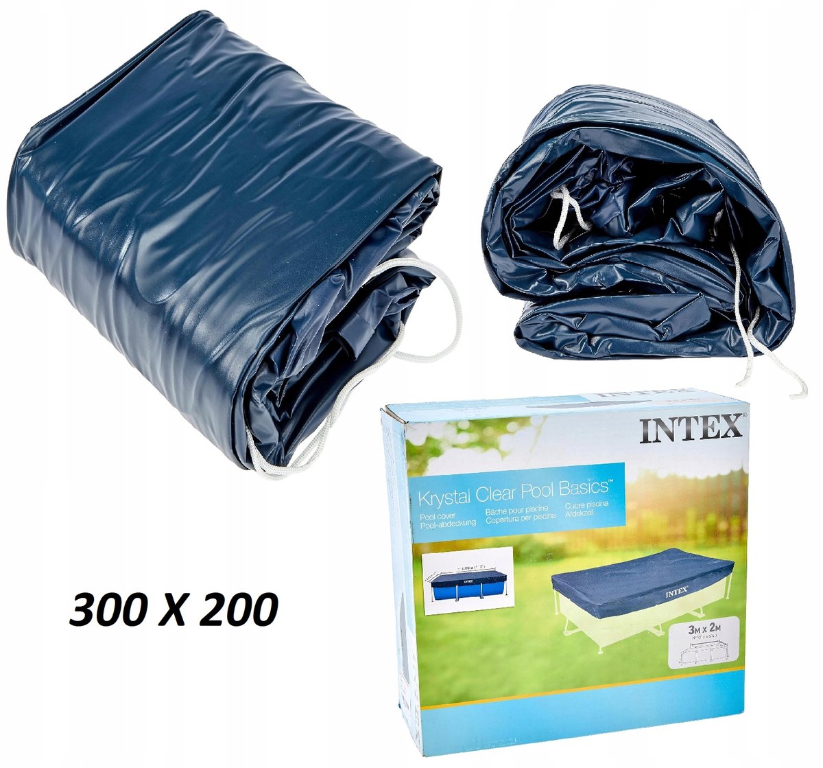 Bestway plandeka basenowa na basen 300 x 200 cm pokrywa basenu  intex