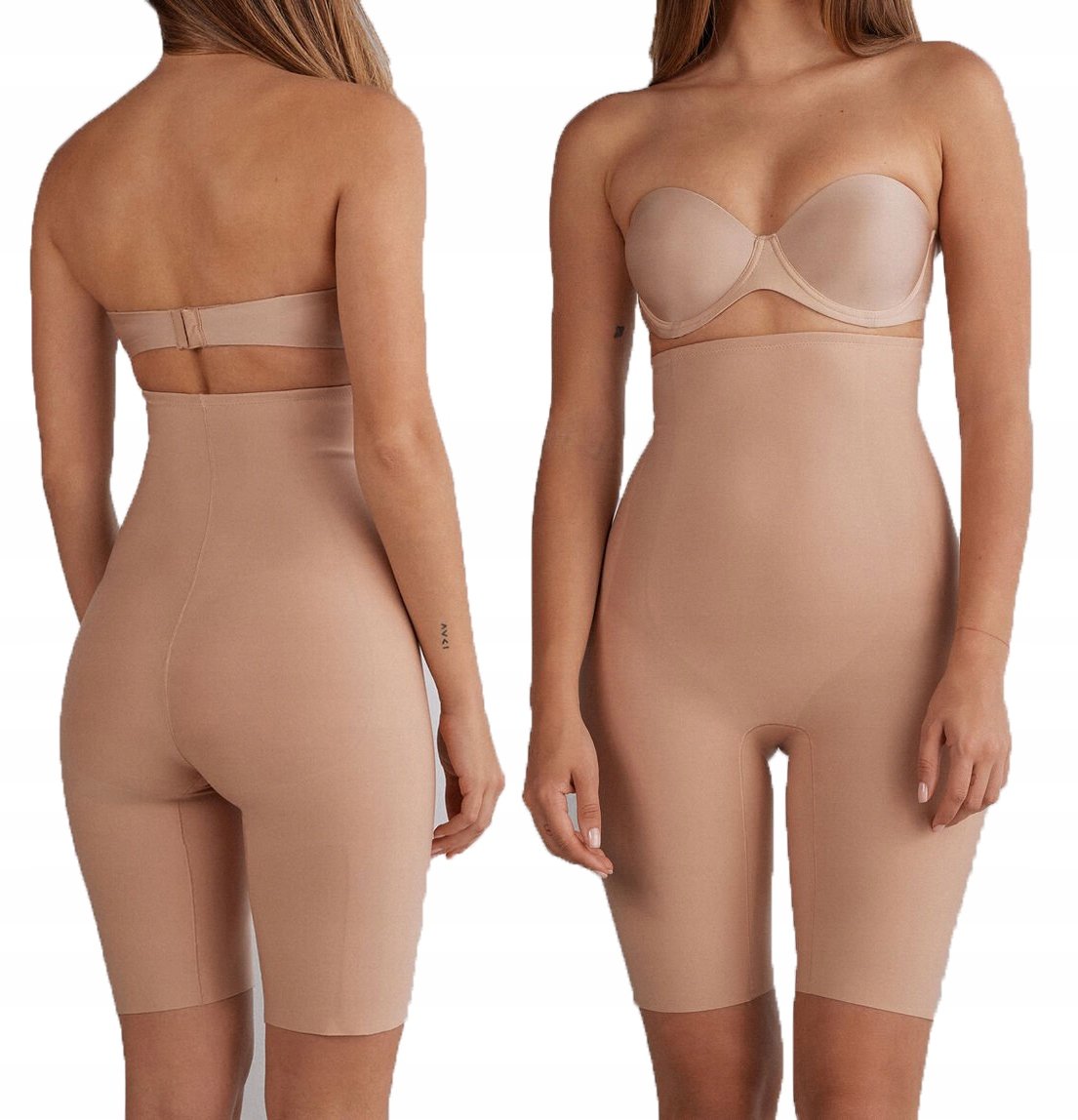 INTIMISSIMI BEZSZWOWE MODELUJĄCE SPODENKI majtki do sukienek z mikrofibry S
