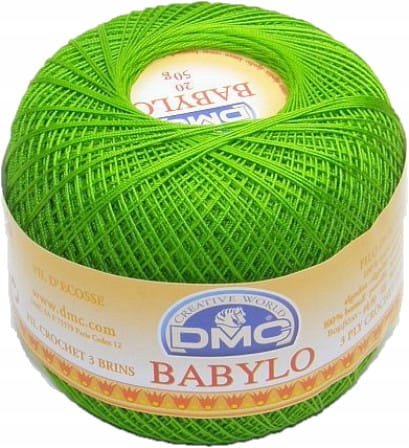 DMC babylo 10 kol. 906 trawiasty 50 gr. / 267 m.
