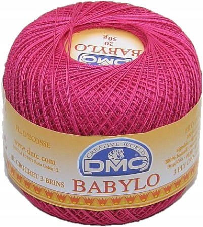 DMC babylo 10 kol. 600 amarant 50 gr. / 267 m.