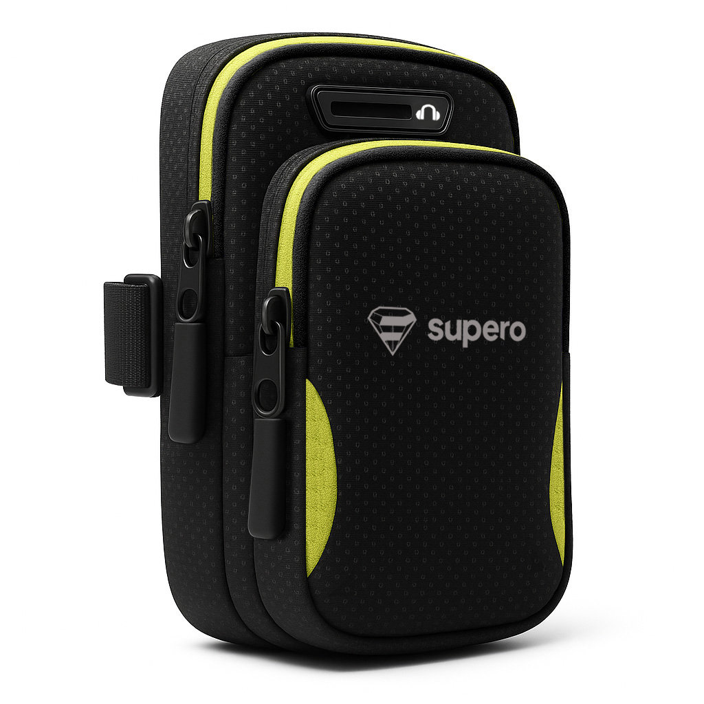 Etui do Biegania Supero, Opaska na Ramię, na Telefon, Armband, Saszetka