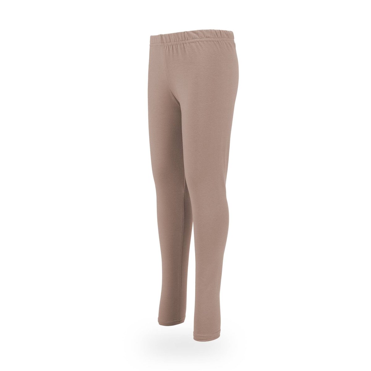 Dziewczęce legginsy gładkie beżowe Tup Tup r.146