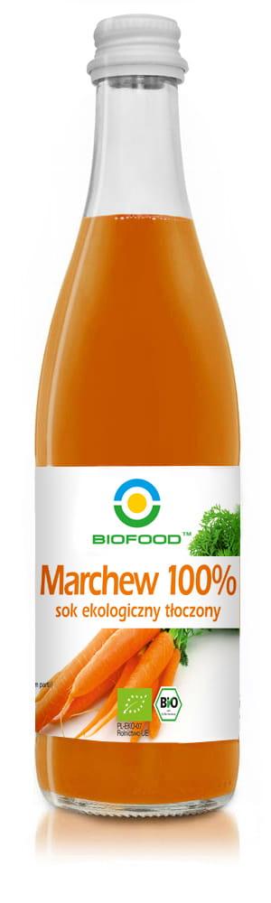 Bio Food Sok z marchwi 100% tłoczony 500 ml Bio