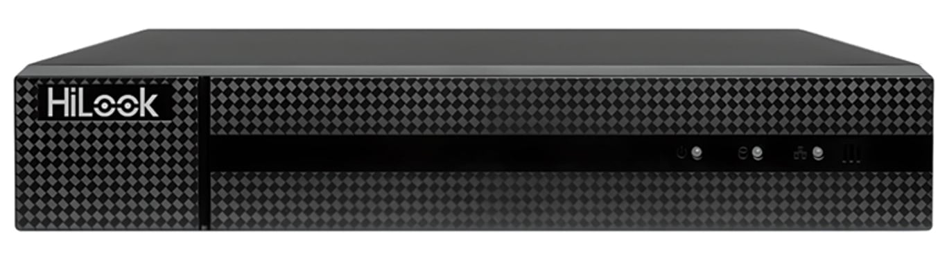 HiLook NVR-4CH-5MP/4P Sieciowy Rejestrator Wideo (NVR) Czarny