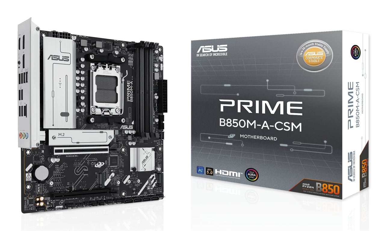 ASUS PRIME B850M-A-CSM AMD B850 Gniazdo AM5 micro ATX 90MB1LQ0-M0EAYC