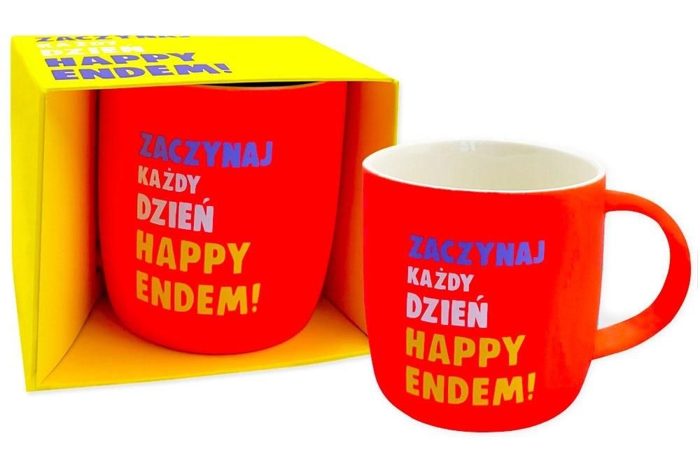 Kubek neonowy Happy end - kubek
