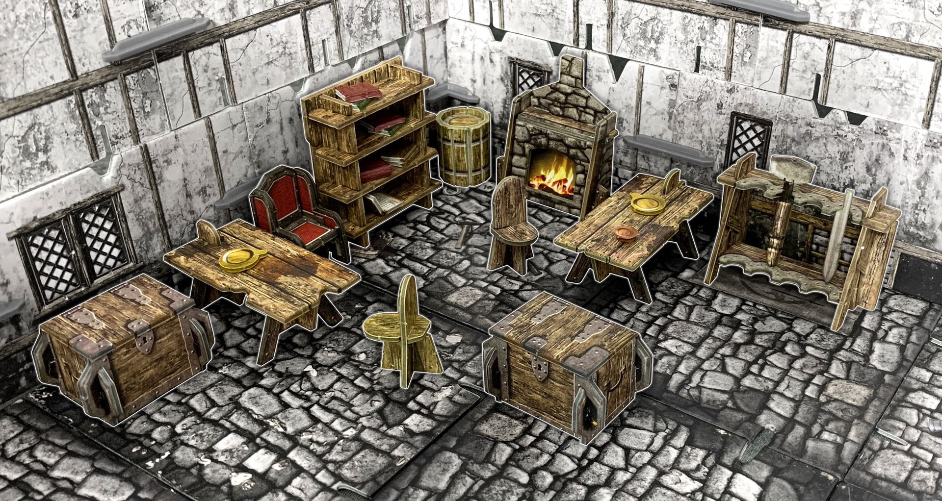 Battle Systems Ltd BattleSystems: Fantasy Village Furniture
