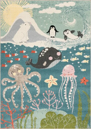 Dywan dziecięcy FD Funky Top Arctica lazurowy