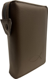 Okładka skórzana na Biblię Tysiąclecia beżowa