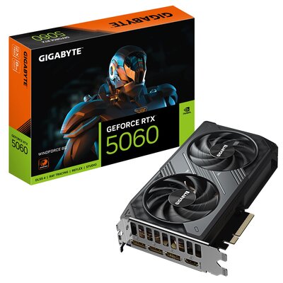 GIGABYTE GeForce RTX 5060 Windforce 8GB DLSS 4 9VN5060W-00-G10