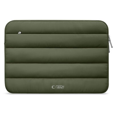 Etui na laptopa TECH-PROTECT Fluffy 15-16 cali Ciemnozielony
