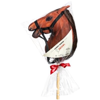 Koń na kiju SKIPPI Hobby Horse GAD03012 A3 Brązowy