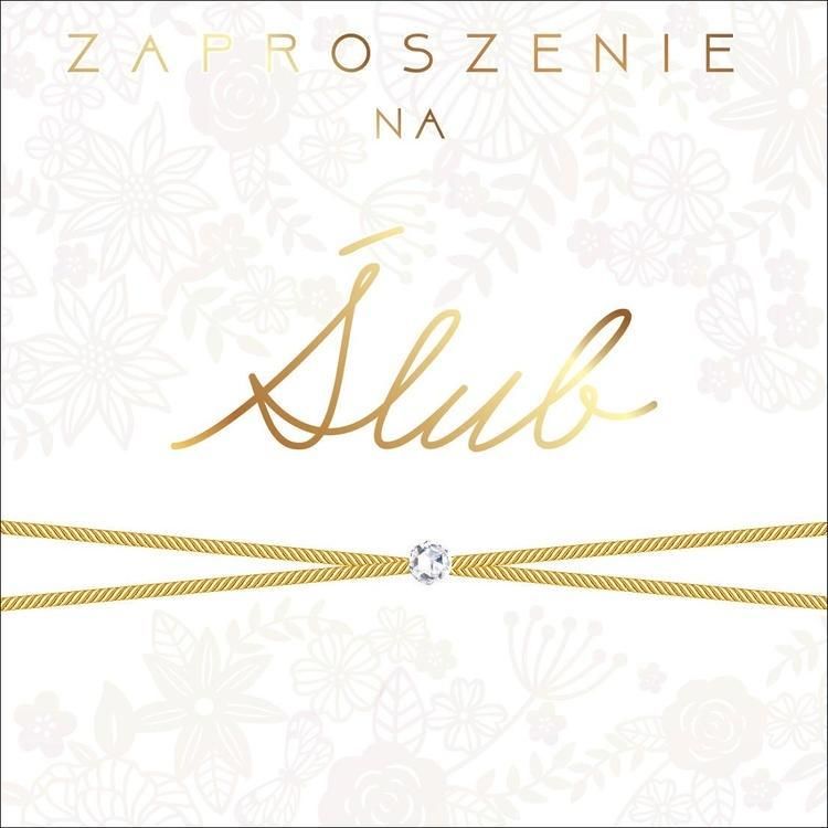 Zaproszenie Ślub - artykuł papierniczy